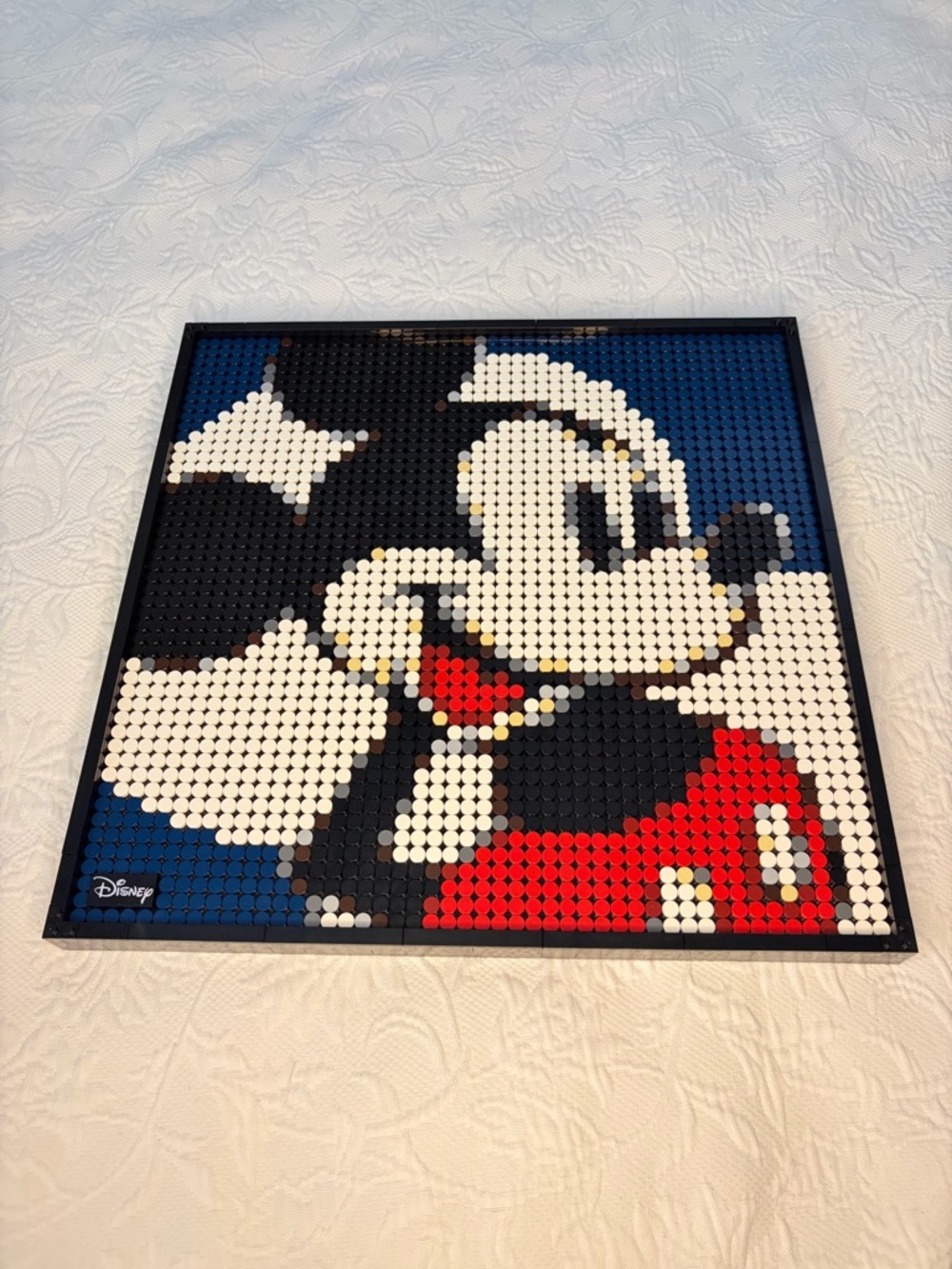 LEGO Mickey Mouse/Minnie Mouse Mosaic FULLY ASSEMBLED Wall Art - Picture 2 of 9